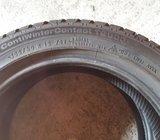 Gume zimske rabljene Continental 155/60/15, 2 komada odlične Smart