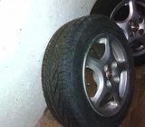 O.Z. alu-felge 14' komplet sa gumama za Fiat Punto 2 i sl
