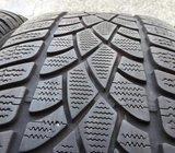 Zimske gume Dunlop 245/50/18 korištene odlično stanje RFT, SSR, RSC