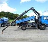 MAN 18.224 4x4 Kiper kran Zamjena, 1997 god