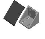 Poklopac za kutnik aluminijskih profila 90x90