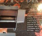 PRODAJEM PEČENJARU S RAŽNJEM VRLO POVOLJNO!!! SAMO JEDNOM KORIŠTENA!