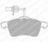 DISK PLOČICE - VW TRANSPORTER T4 90->.Prednje