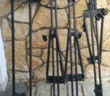 Thule fiksni nosač + 3 nosača za bicikle