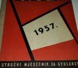 Stolar - Stručni mjesečnik za stolarstvo 1957 g. - uvezano