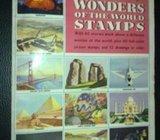 The golden Play Book of WONDERS of the world STAMPS