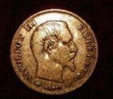 5 Francs 1858 A Napoleon III zlato