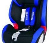 DJEČJA SJEDALICA 9-36 KG SPARCO CRNO/PLAVA !!! NOVO !!!