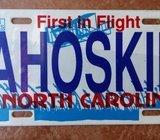 REGISTARSKA TABLICA UKRASNA OD PLASTIKE AMERIKA NORTH CAROLINA