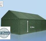 Skladišni šator Premium, 5m x 12m, PVC 500 g/m2, novo