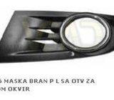 VW GOLF 6 MASKA BRANIKA PR. DESNA SA OTVOROM ZA MAGLENKE CHROM OKVIR