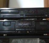 Pioneer disc player,cassette deck i orginalni ormaric