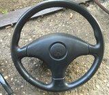 HONDA CIVIC EK EJ KOŽNI TROKRAKI VOLAN ORIGINAL