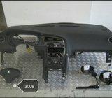 PEUGOET 3008 ZRAČNI JASTUCI(AIR BAG),ARMATURA I POJASEVI