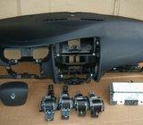 RENAULT LATITUDE ZRAČNI JASTUCI(AIR BAG),ARMATURA I POJASEVI