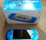 PSP (plavi) / 10 igrica / futrola /
