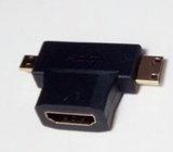 Adapter HDMI na midi HDMI i micro HDMI
