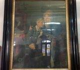 Okvirkraj 1800 god pocetak 1900 sa originalnom reprodukcijom