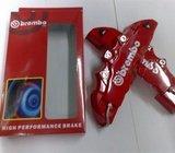 BREMBO - Univerzalni poklopci kočnica - Crveni - veliki