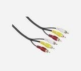 Video kabel 3RCA-3RCA 2 m 74230