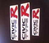 Naljepnice za Hondu Civic Type R