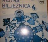 Radna bilježnica 4 uz Hrvatsku čitanku 4