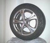 Alu felga i guma Uniroyal 205/55/16 91 V komplet Golf 4