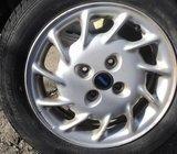 Alu felge 14' rupe 4x98, 4 kom.od fiata punta