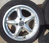 alu felge 15 cola 4x100 rupe ww mazda honda