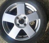 Alu felge 15' rupe 4, 4 kom