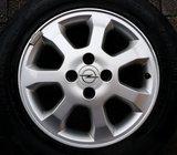 Alu felge 15' rupe 4, 4 kom