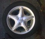 Alu felge 15' rupe 4, 7J 15