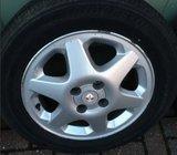 rezervni kotač-kompletan sa gumom i Alu felgom 4x100x15