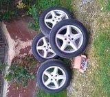 Alu felge 15' rupe 4x100, 4 kom