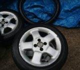 Alu felge 15” rupe 4x100, 4 kom