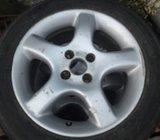 Alu felge 15” rupe 4x100, 4 kom