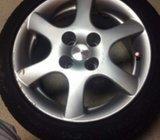 Alu felge 15” rupe 4x100, 4 kom