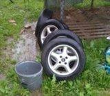 Alu felge 15' rupe 4x108, 4 kom