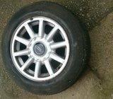 Alu felge + gume 15