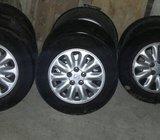 Alu felge 15” rupe 5, 4 kom