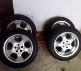 Alu felge 15' rupe 5x100, 4 kom. et 25 RH ARTEC 222 model felge