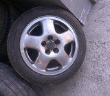 Alu felge 15” rupe 5x100, 4 kom