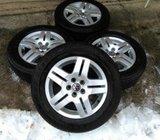 Alu felge 15” rupe 5x100, 4 kom