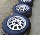 ALU FELGE BMW 15' 5x120 + ZIMSKE GUME M+S 195/65/15