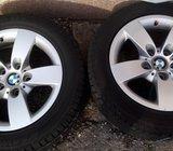 Alu felge 16 BMW sa novim zimskim gumama