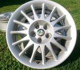 Alu felge 16”org. alfa bez guma-5x108, 4 kom-1400 kn