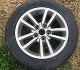 Alu felge 16” rupe 5, Toyota auris