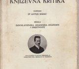 ANTUN BARAC :KNJIŽEVNA KRITIKA , 1938
