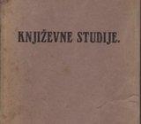 ARSEN WENZELIDES - KNJIŽEVNE STUDIJE - SARAJEVO 1918