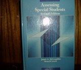 ASSESSING SPECIAL STUDENTS SECOND EDITION J.A. MCLOUGHLIN R.B. LEWIS